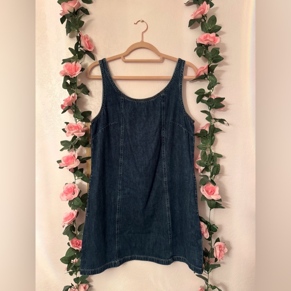 GAP Dark Indigo Denim Tank Dress